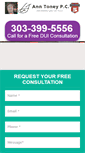 Mobile Screenshot of anntoneylaw.com