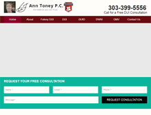 Tablet Screenshot of anntoneylaw.com